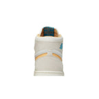 Jordan 1 Zoom CMFT 2 Orewood Brown Bright Citrus Sail – detail materiálu | Purekickz
