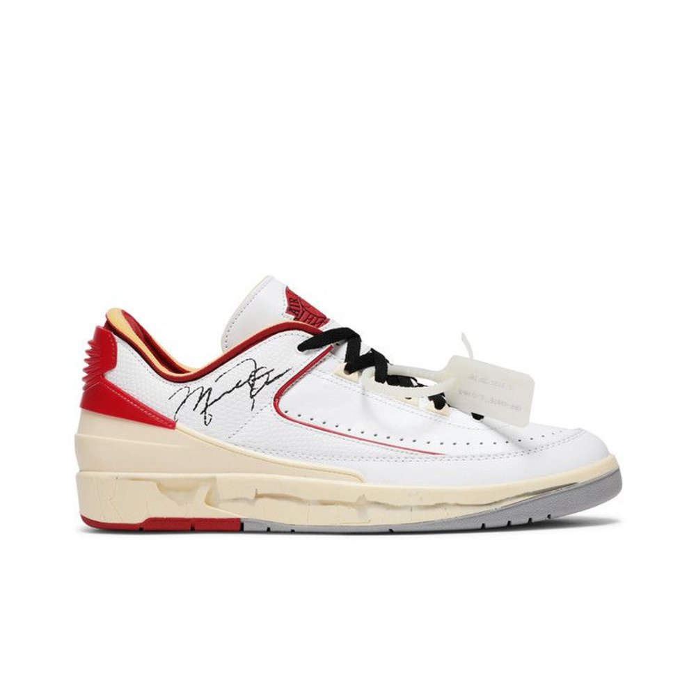 Jordan 2 Retro Low SP Off-White White Red – pohled 9 | Purekickz