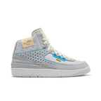 Jordan 2 Retro SP Union Grey Fog – boční pohled | Purekickz