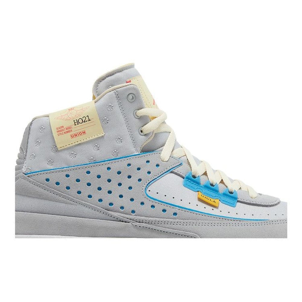 Jordan 2 Retro SP Union Grey Fog – detail | Purekickz