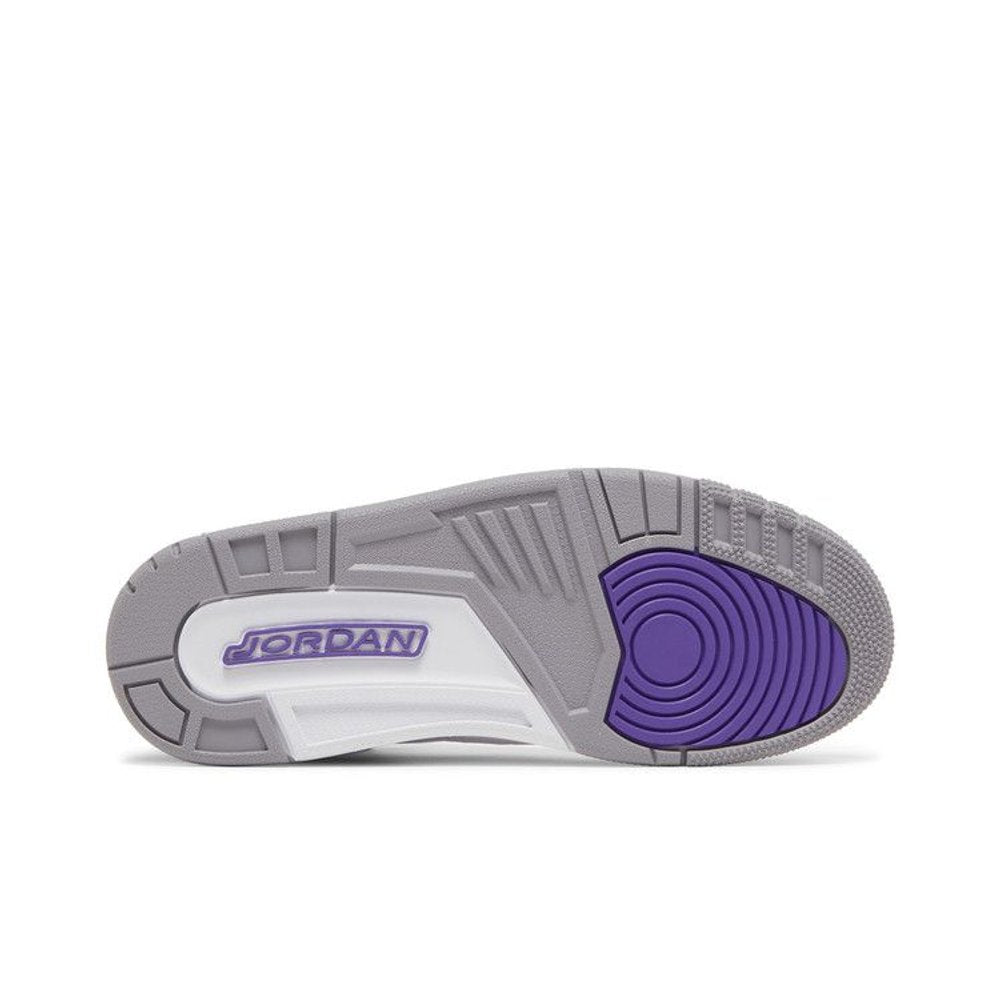 Jordan 3 Retro Dark Iris – zadní pohled | Purekickz