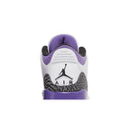 Jordan 3 Retro Dark Iris – detail materiálu | Purekickz