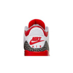 Jordan 3 Retro Fire Red (2022) – detail materiálu | Purekickz