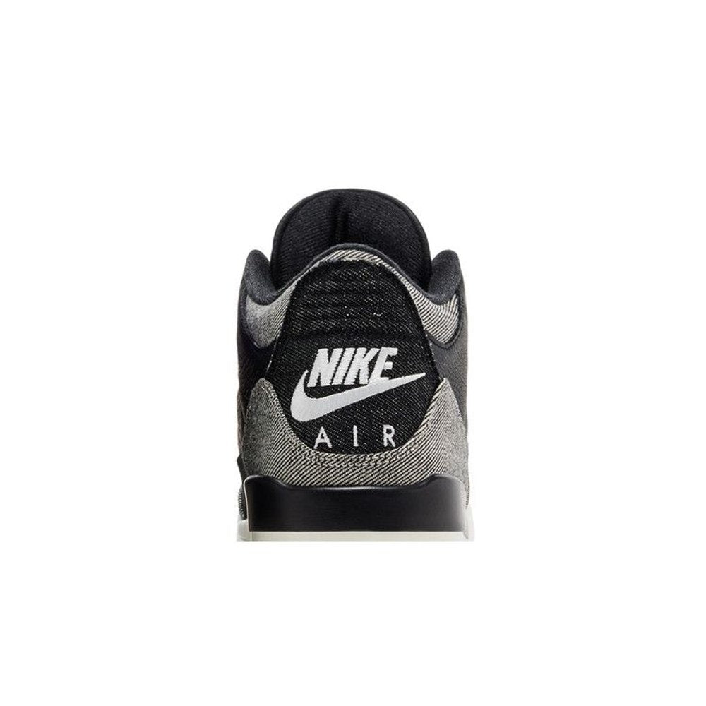 Jordan 3 Retro Levi’s Black – detail materiálu | Purekickz