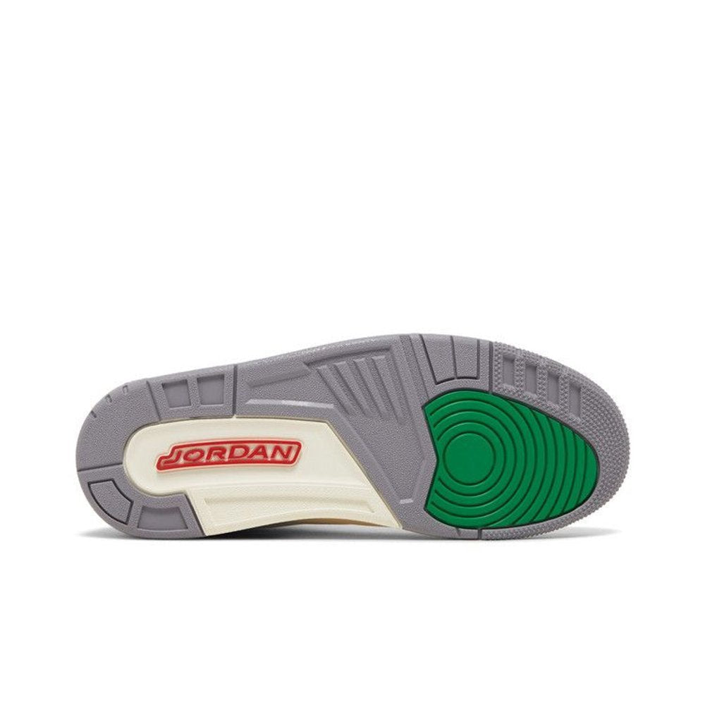 Jordan 3 Retro Lucky Green – zadní pohled | Purekickz