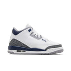 Jordan 3 Retro Midnight Navy (GS) – boční pohled | Purekickz