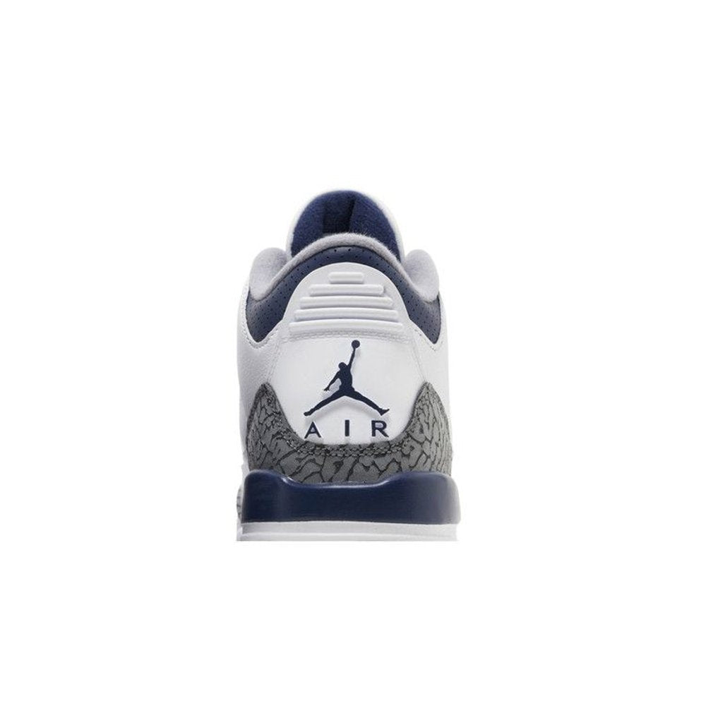 Jordan 3 Retro Midnight Navy (GS) – detail materiálu | Purekickz