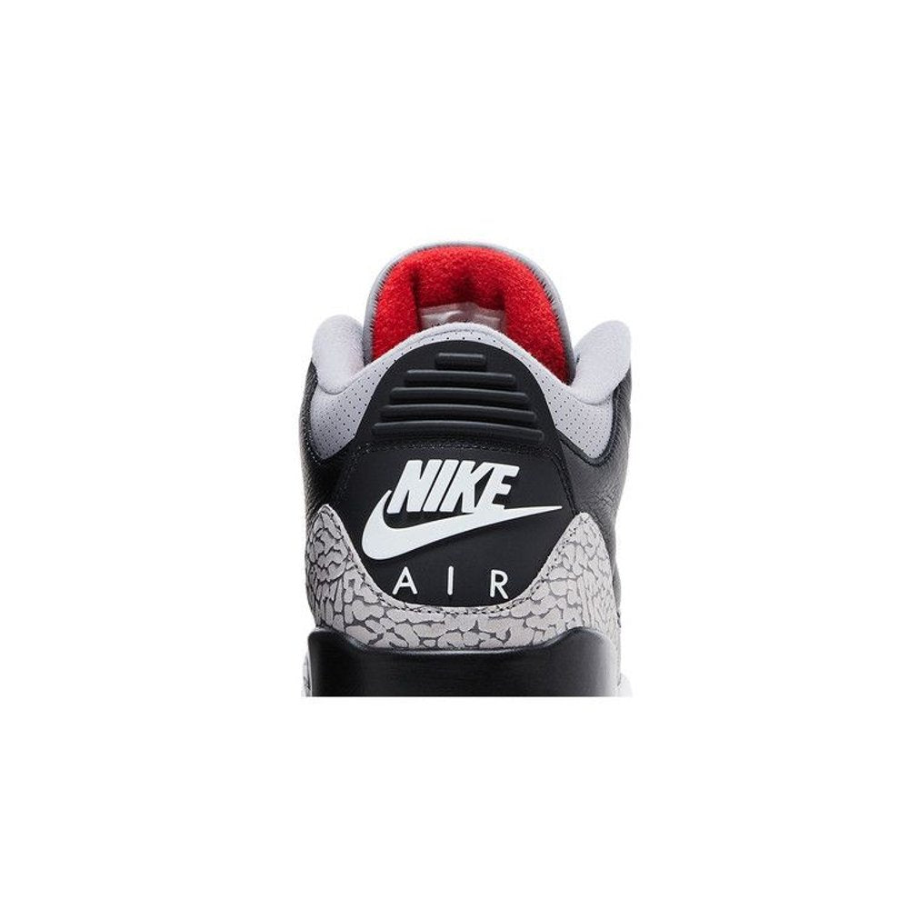 Jordan 3 Retro OG Black Cement (2024) – detail materiálu | Purekickz