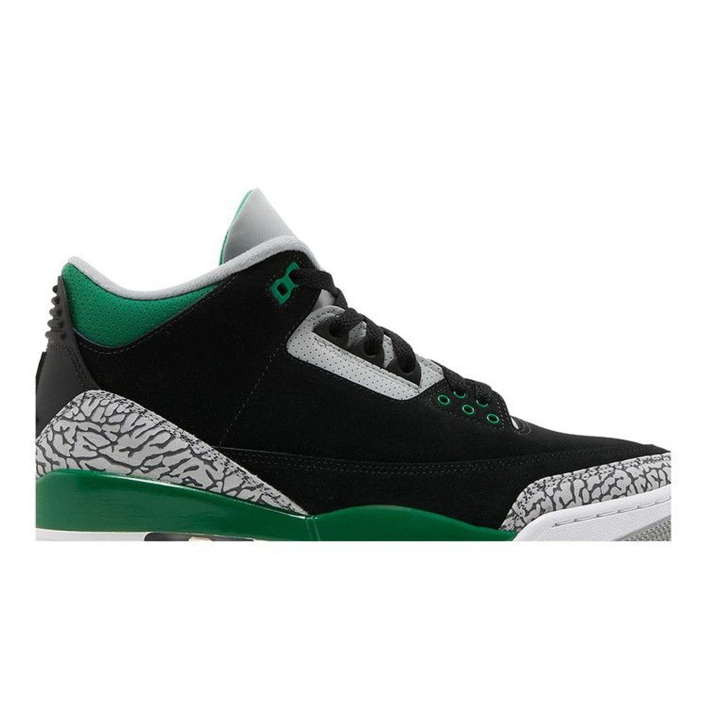Jordan 3 Retro Pine Green – detail | Purekickz