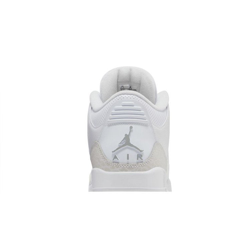 Jordan 3 Retro Pure Money (2025) – detail materiálu | Purekickz