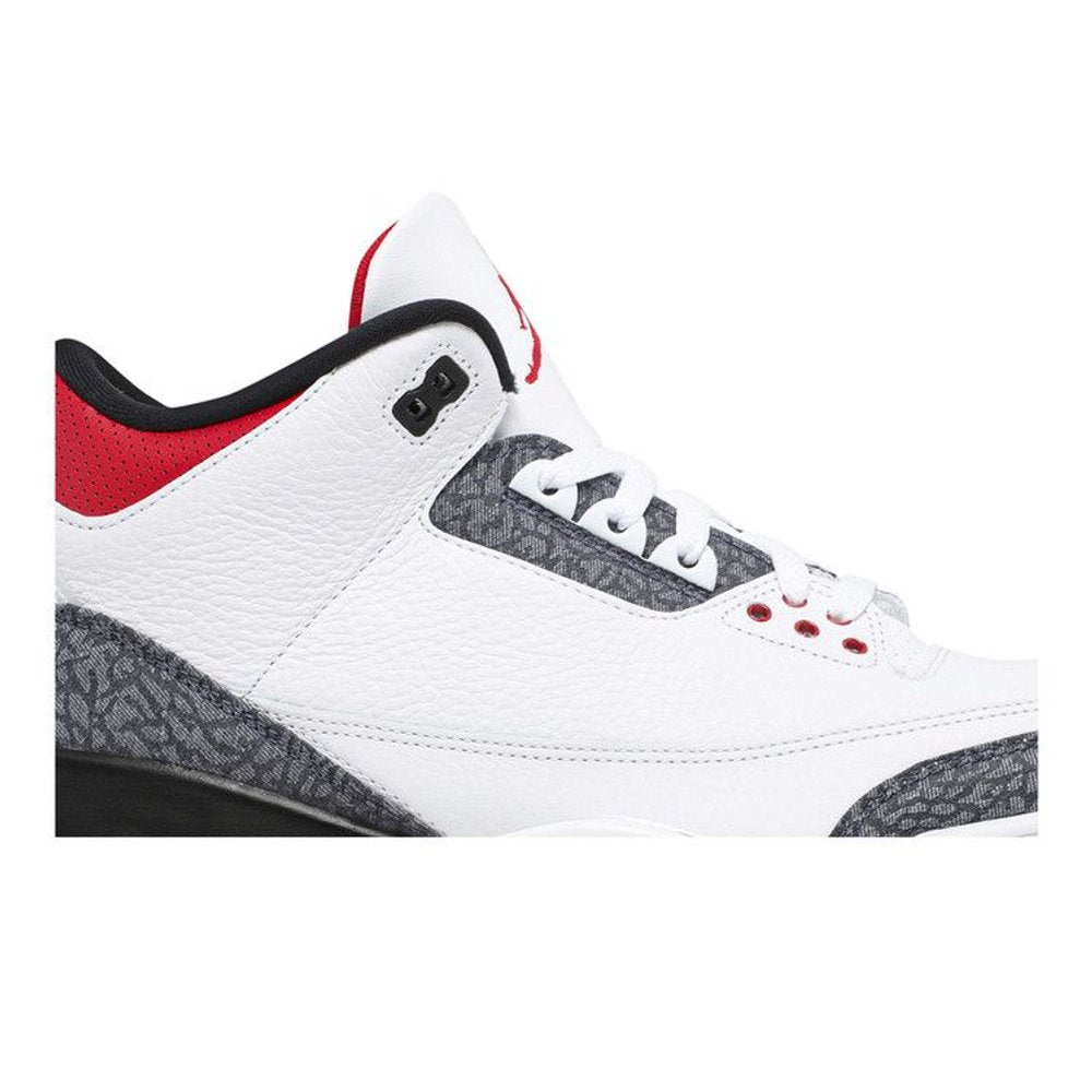 Jordan 3 Retro SE Fire Red Denim (2020) – detail | Purekickz
