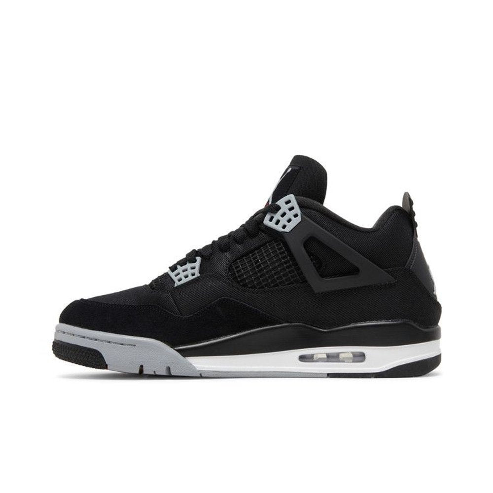 Jordan 4 Black Canvas