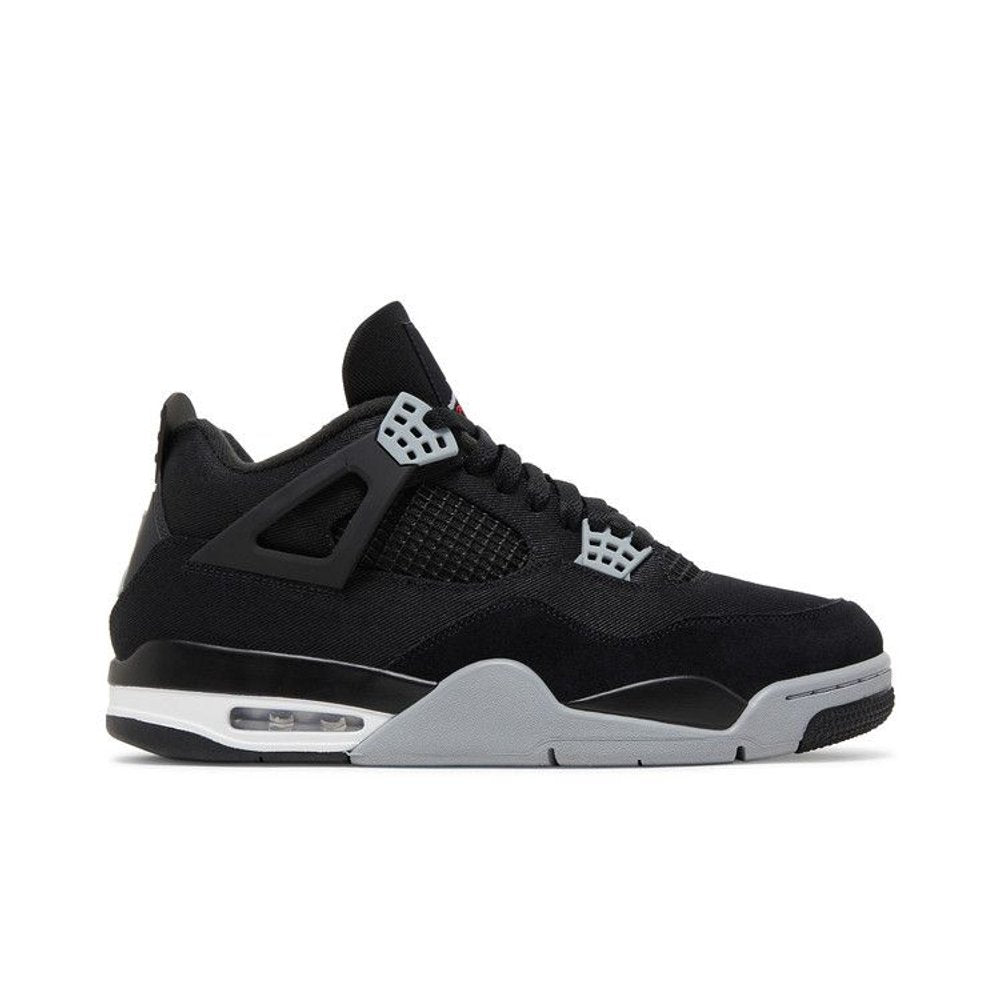 Jordan 4 Black Canvas – boční pohled | Purekickz