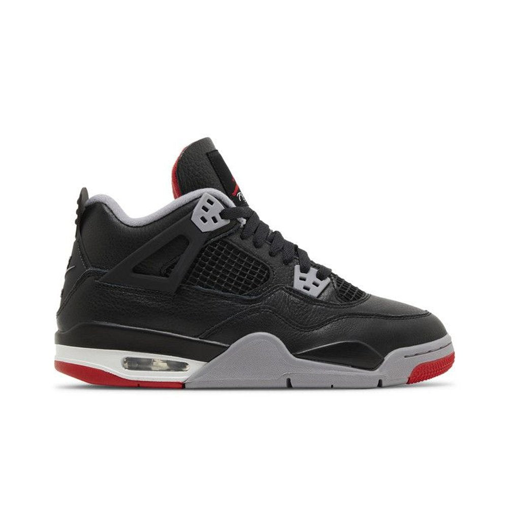 Jordan 4 Retro Bred Reimagined (GS) – boční pohled | Purekickz