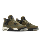 Jordan 4 Retro Craft Olive – lifestyle foto | Purekickz