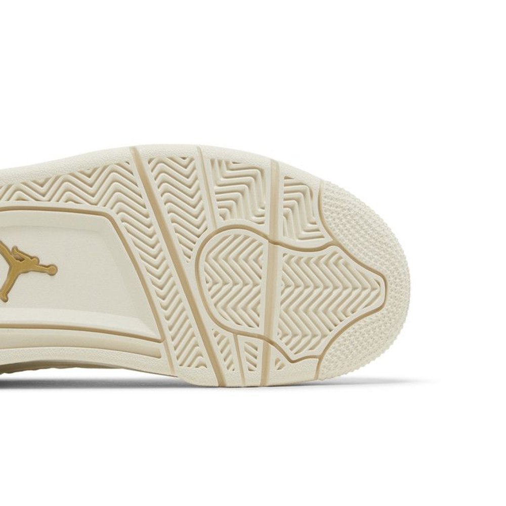 Jordan 4 Retro Metallic Gold (W) – pohled shora | Purekickz