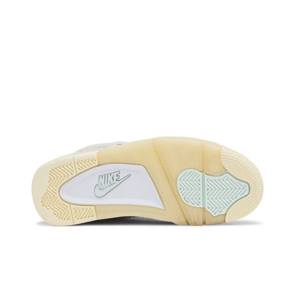 Jordan 4 Retro Off-White Sail (Women's) – zadní pohled | Purekickz
