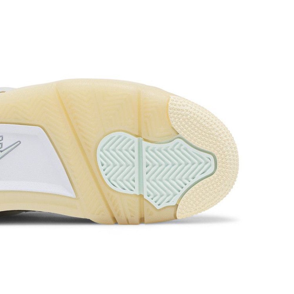 Jordan 4 Retro Off-White Sail (Women's) – pohled shora | Purekickz