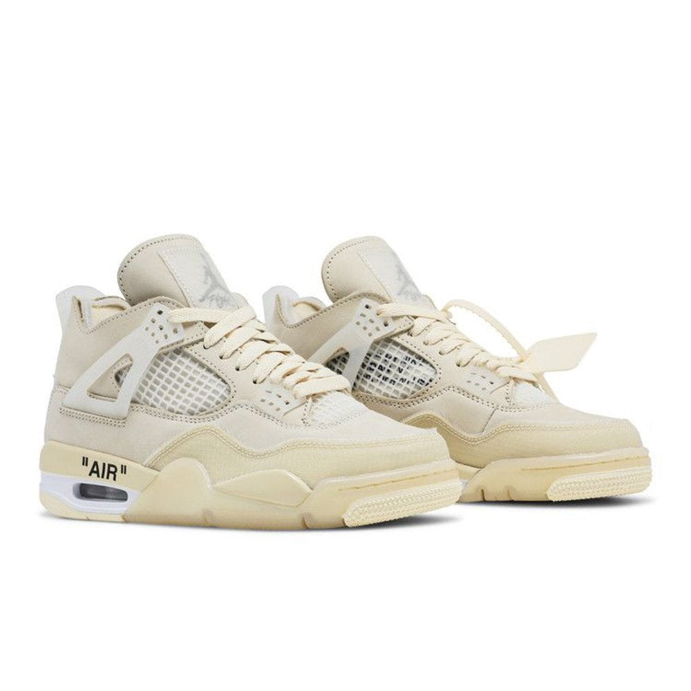 Jordan 4 Retro Off-White Sail (Women's) – lifestyle foto | Purekickz