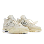 Jordan 4 Retro Off-White Sail (Women's) – lifestyle foto | Purekickz