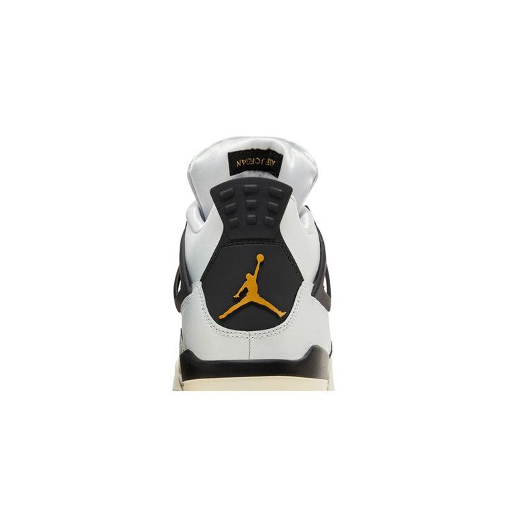 Jordan 4 Retro Platinum Gold (GS) – detail materiálu | Purekickz