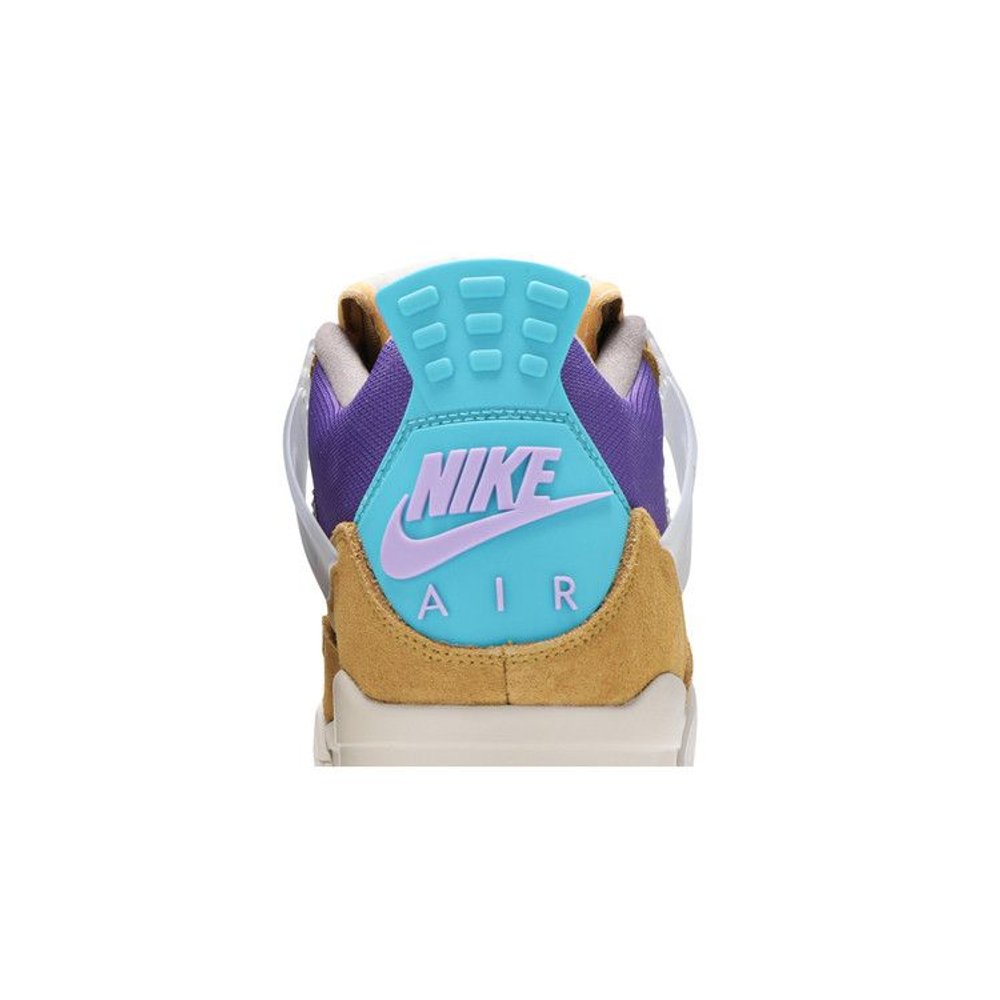 Jordan 4 Retro SP 30th Anniversary Union Desert Moss – detail materiálu | Purekickz