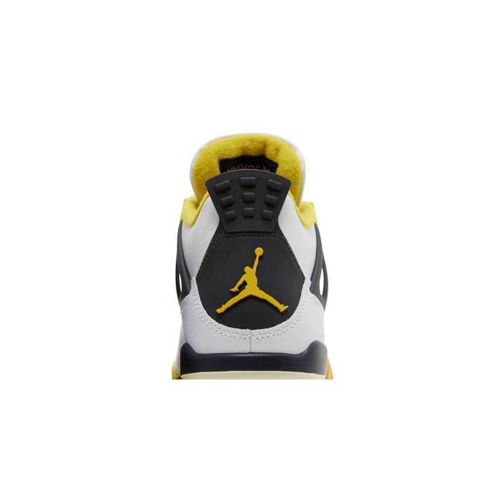 Jordan 4 Retro Vivid Sulfur (W) – detail materiálu | Purekickz