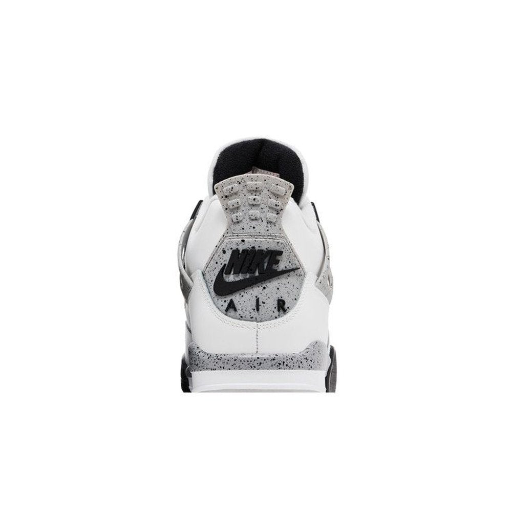 Jordan 4 Retro White Cement (2025) – detail materiálu | Purekickz