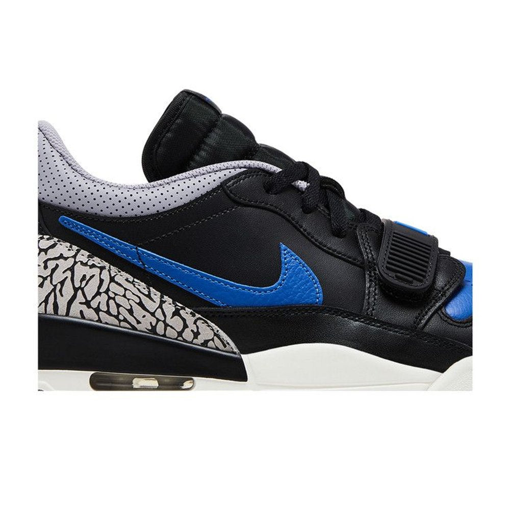 Jordan Legacy 312 Low Black Royal – detail | Purekickz