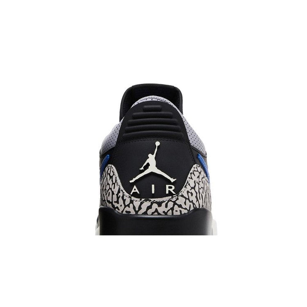 Jordan Legacy 312 Low Black Royal – detail materiálu | Purekickz