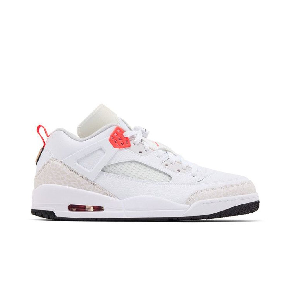 Jordan Spizike Low White Bright Crimson – boční pohled | Purekickz