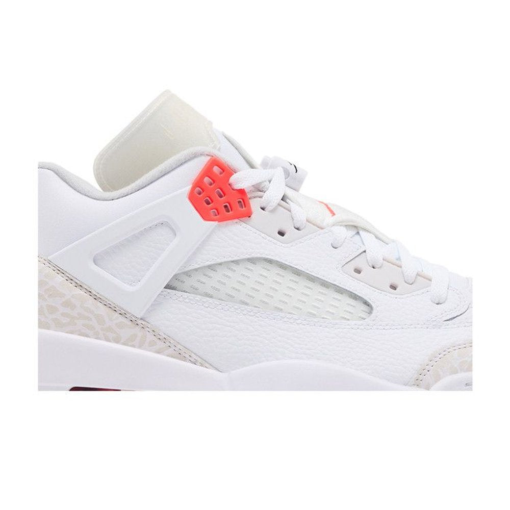 Jordan Spizike Low White Bright Crimson – detail | Purekickz