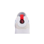 Jordan Spizike Low White Bright Crimson – detail materiálu | Purekickz