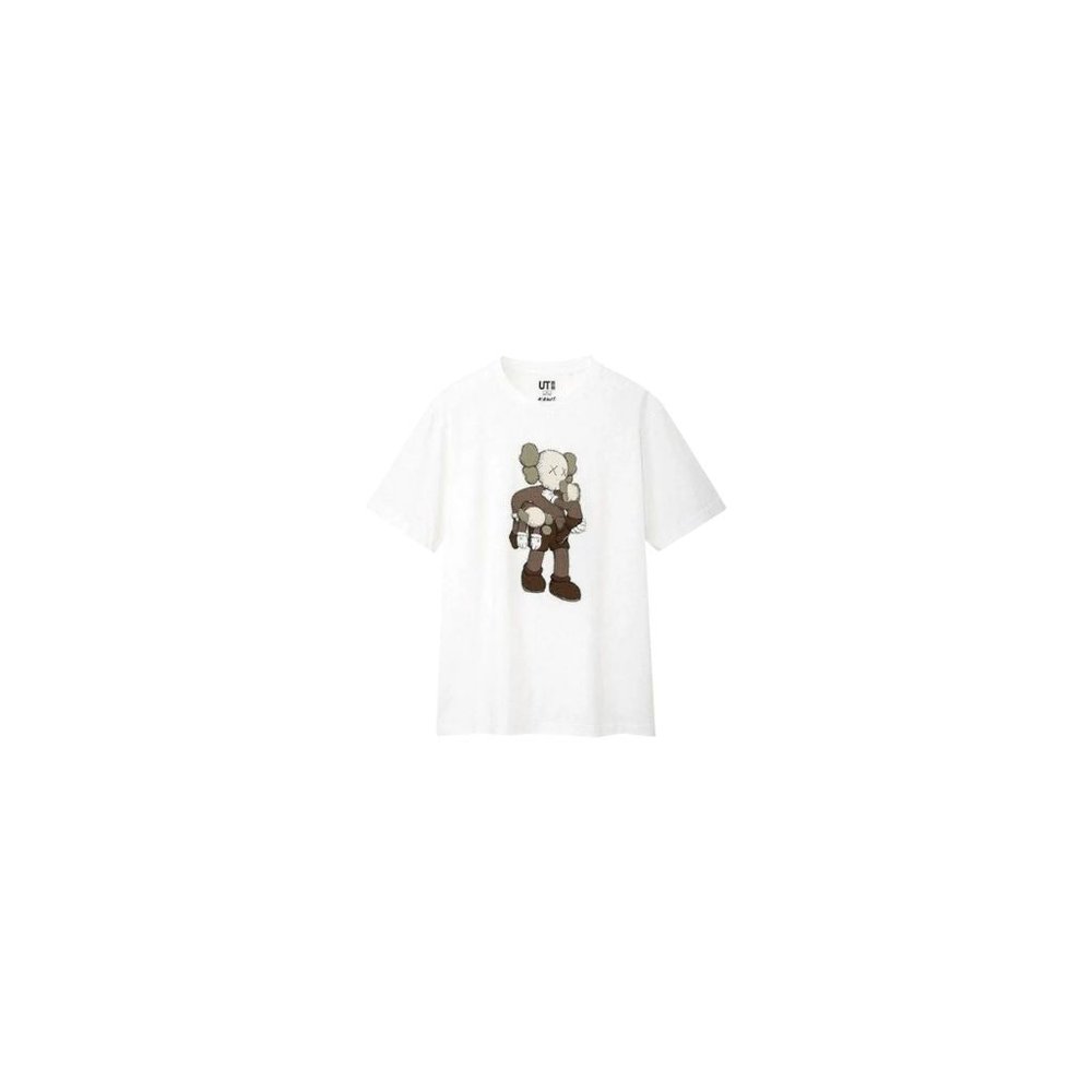 KAWS x Uniqlo Clean Slate Tee White – hlavní pohled | Purekickz