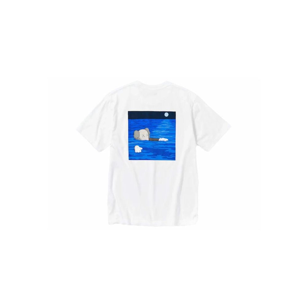 KAWS x Uniqlo UT Short Sleeve Artbook Cover T-shirt White – hlavní pohled | Purekickz