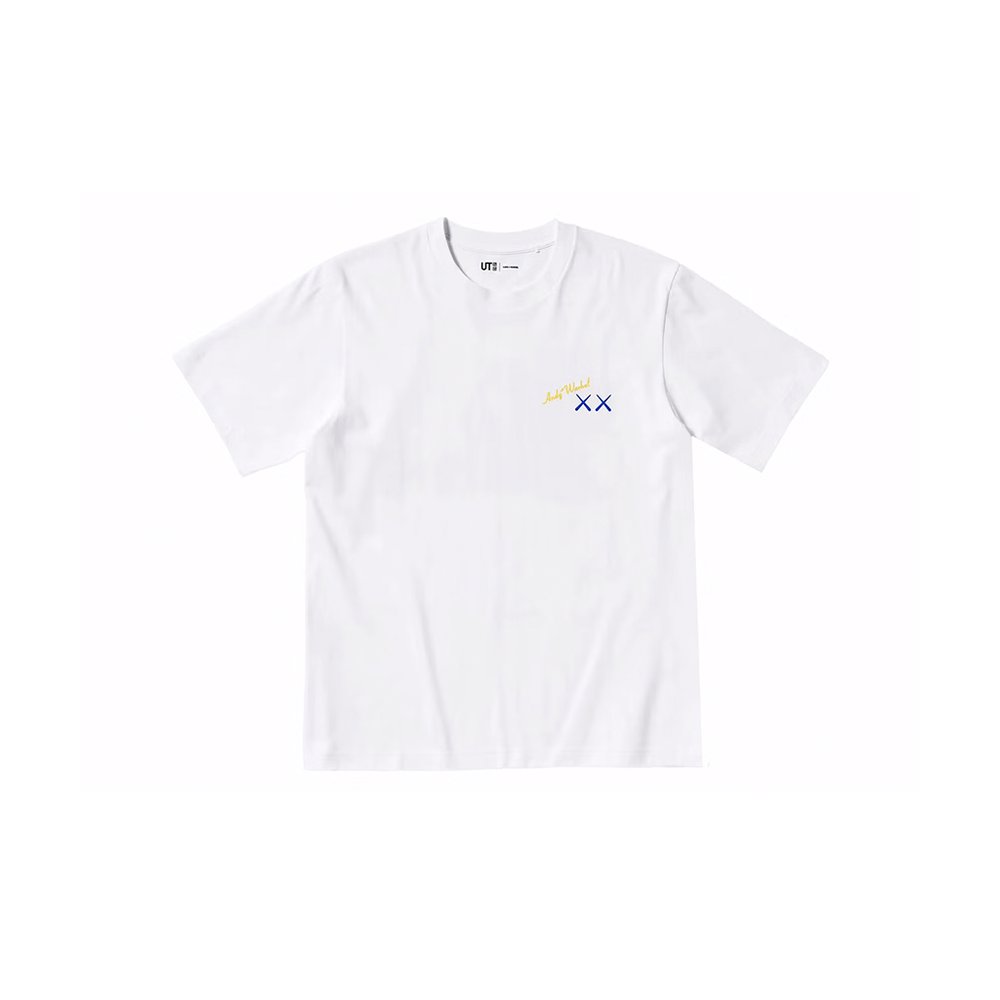KAWS x Uniqlo Warhol UT Graphic 471321 T-shirt White – hlavní pohled | Purekickz