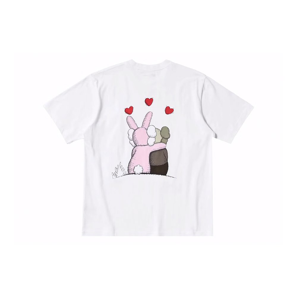 KAWS x Uniqlo Warhol UT Graphic 476350 T-shirt White – boční pohled | Purekickz