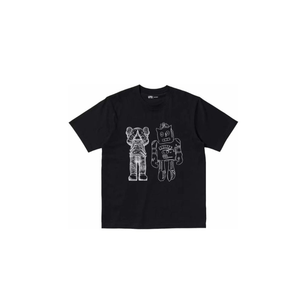 KAWS x Uniqlo Warhol UT Graphic 476351 T-shirt Black – hlavní pohled | Purekickz