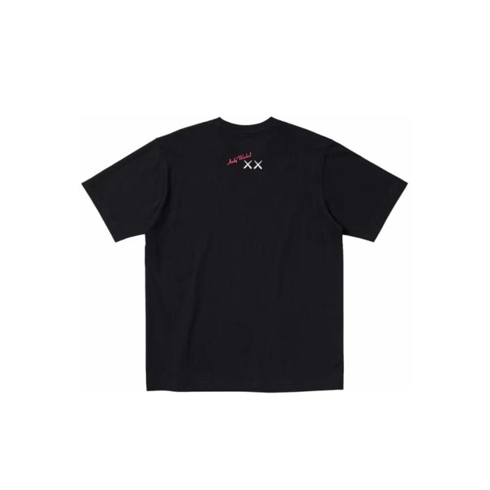 KAWS x Uniqlo Warhol UT Graphic 476351 T-shirt Black – boční pohled | Purekickz