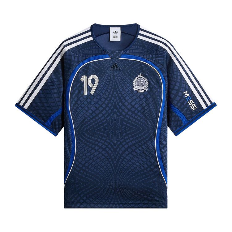 Kith x adidas Messi Football Jersey Night Navy – hlavní pohled | Purekickz