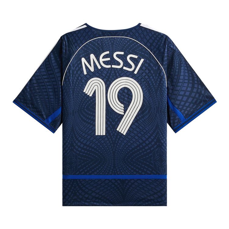 Kith x adidas Messi Football Jersey Night Navy – boční pohled | Purekickz