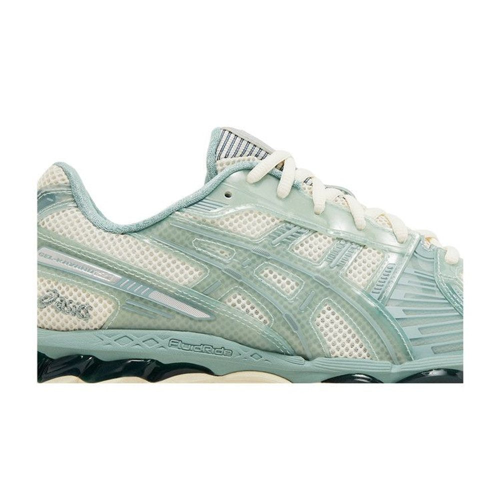 Kith x ASICS Gel Kayano 12.1 'Cream Sage' – detail | Purekickz