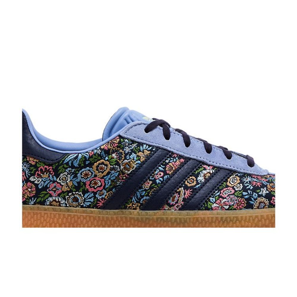Liberty London x adidas Gazelle J 'Floral Embroidery' – detail | Purekickz
