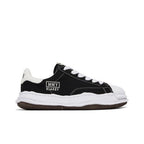 Maison Mihara Yasuhiro Blakey OG Sole Canvas Low Black White – boční pohled | Purekickz