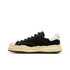 Maison Mihara Yasuhiro Blakey OG Sole Vintage Canvas Low Black – hlavní pohled | Purekickz