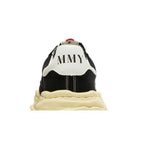 Maison Mihara Yasuhiro Blakey OG Sole Vintage Canvas Low Black – detail materiálu | Purekickz