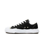 Maison Mihara Yasuhiro Hank OG Sole Canvas Low Black – hlavní pohled | Purekickz