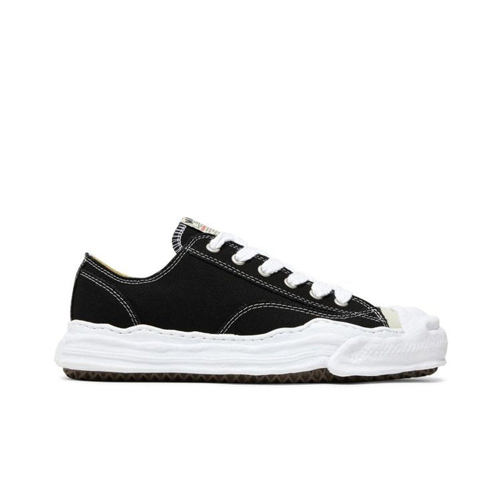Maison Mihara Yasuhiro Hank OG Sole Canvas Low Black – boční pohled | Purekickz