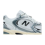 New Balance 530 Silver Metallic Black Cement – detail | Purekickz