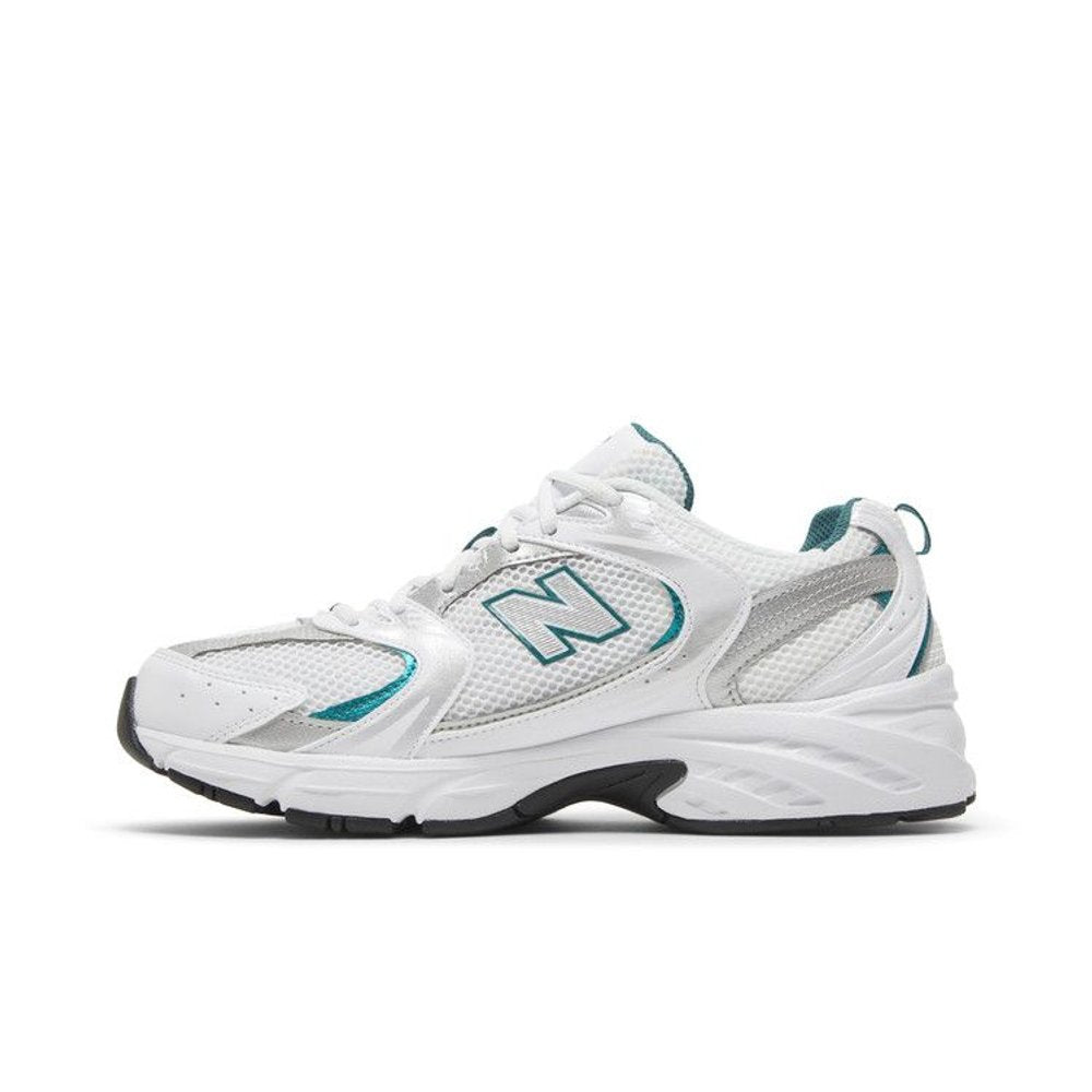 New Balance 530 White Silver Green